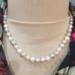 Freshwater Multitone Pearl Necklace